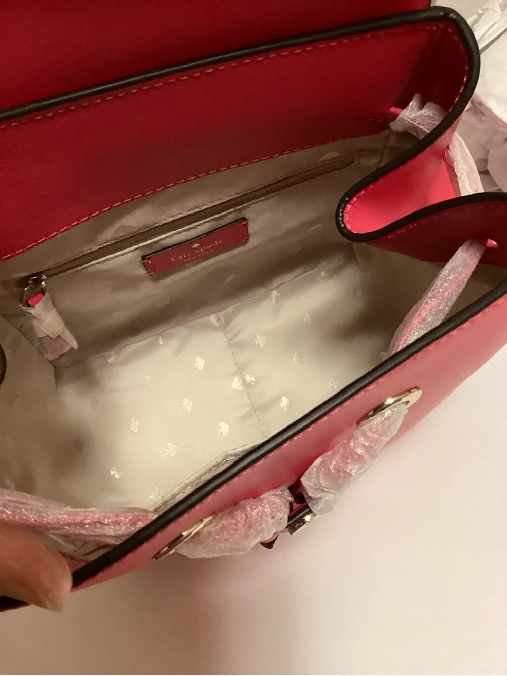 kate spade pink leather structured mini backpack, NWT